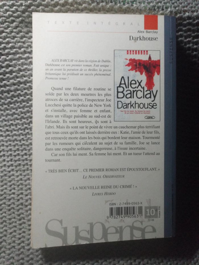 Alex Barclay - Darkhouse - photo numéro 2