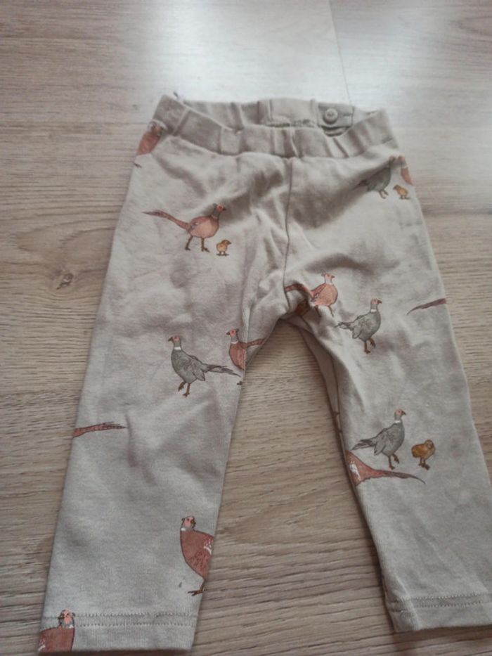 Legging fille perdrix faisan