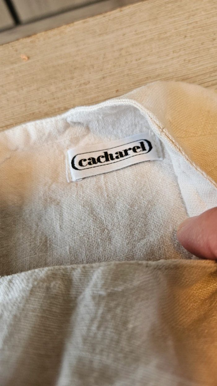 Robe courte beige sans manche, Cacharel, 12 ans - photo numéro 6