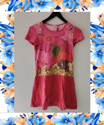 Robe courte fushia/rouge CAtimini 10 ans