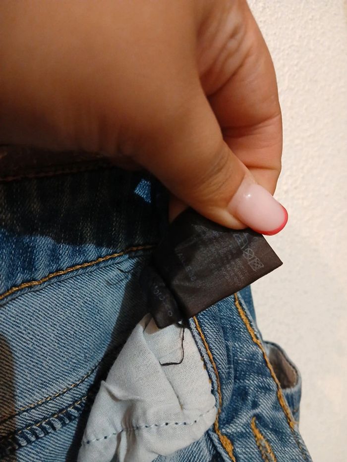 Jean femme bleu basic taille 38 - photo numéro 3