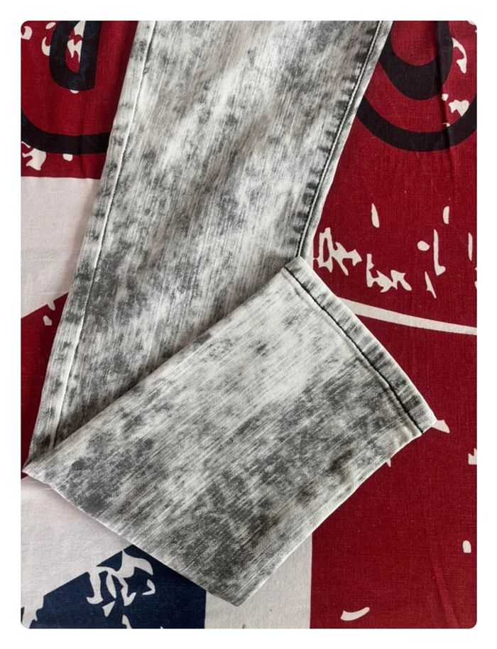 Jeans Dr Denim gris foncés délavé nuancé gris clairs taille 34 - photo numéro 8
