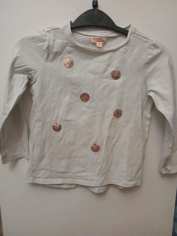 Lot de t shirt longue manche 5 ans fille - photo numéro 3