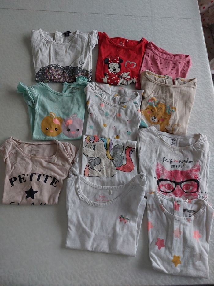 Lot de 17 tee shirt 24mois
