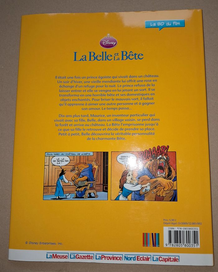 La Belle et la Bête bande dessinée - photo numéro 2
