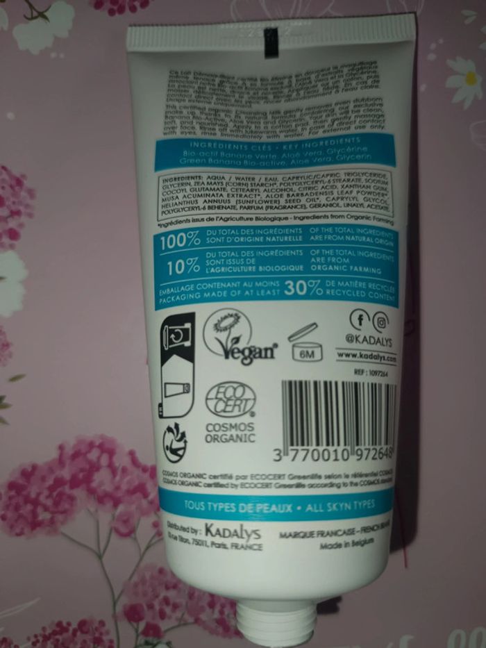 Kadalys lait démaquillant nettoyant - photo numéro 4