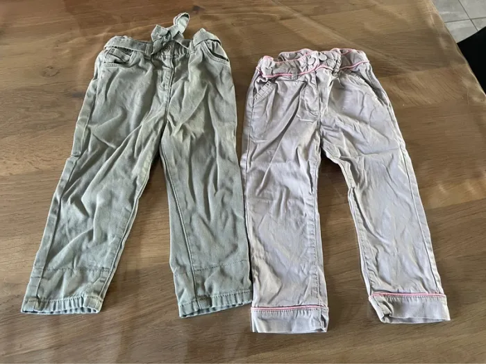 Lot de 3 pantalons 2 ans fille - photo numéro 3
