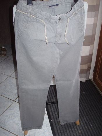 pantalon droit coton