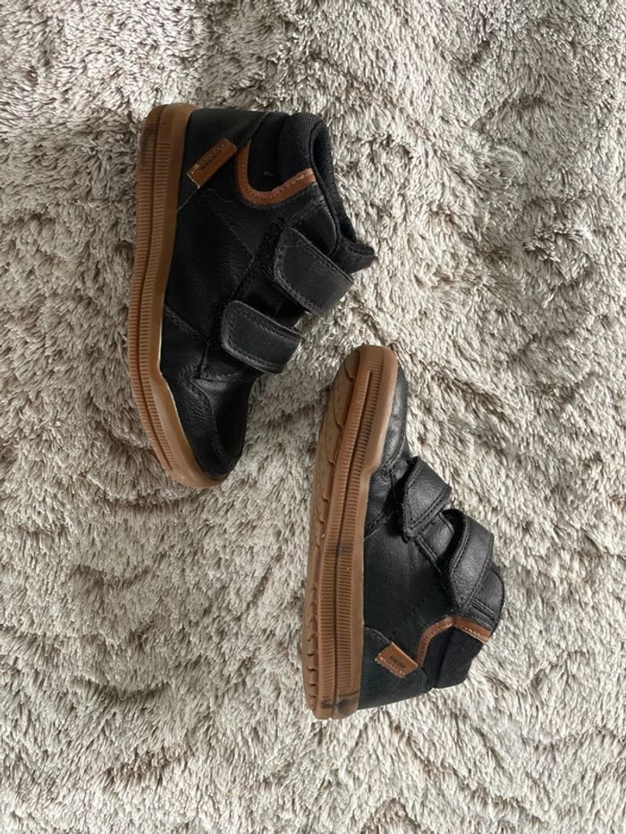 Chaussures basket botillon cuir geox - photo numéro 2