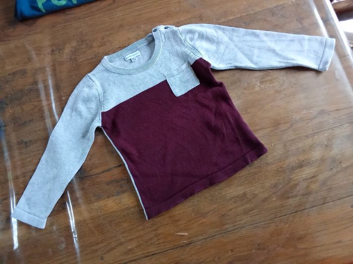 Pull bicolore verbaudet