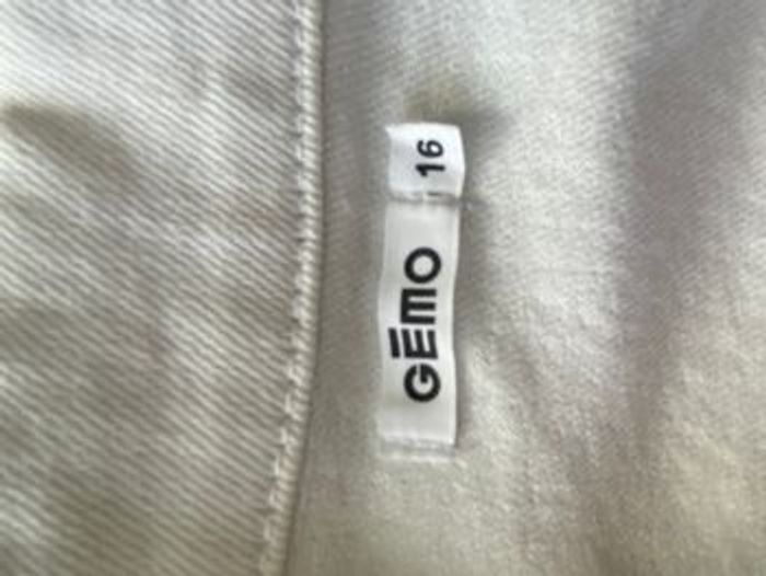 Veste blanche en jean T 16ans - photo numéro 2