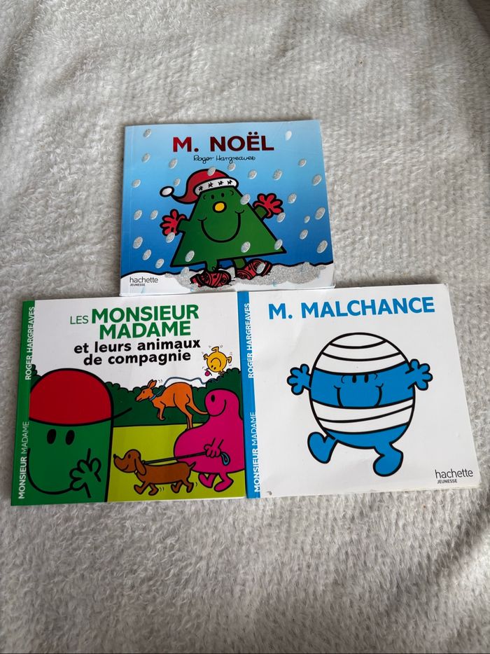 Lot de livres Mr Mme