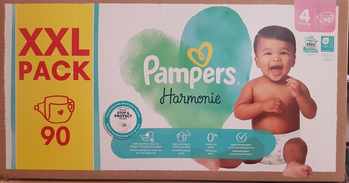 Pampers Harmonie couches scratch taille 4 T4 9-14kg - neuf
