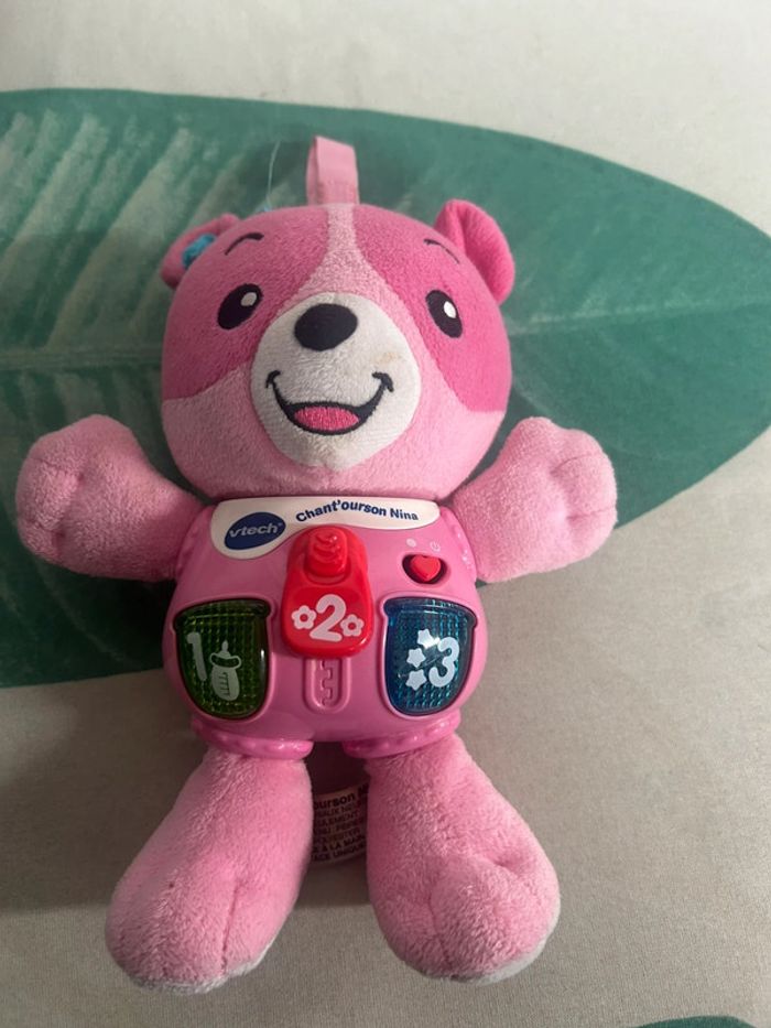 Ourson Nina V tech peluche musical