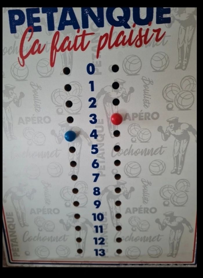 Déco cadre compteur de points pétanque - photo numéro 4