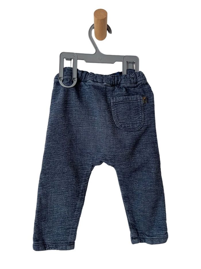 Pantalon confortable bleu - Tape à l'oeil 86cm (23 mois) - photo numéro 2