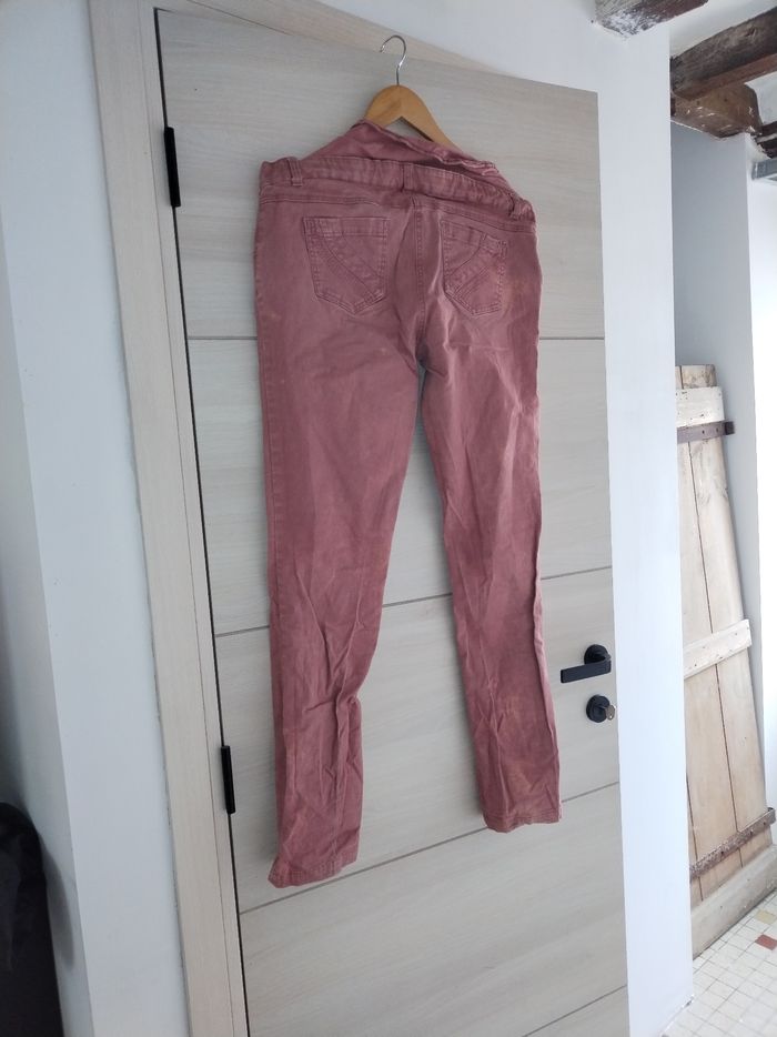 Pantalon rose pour femme enceinte - photo numéro 2