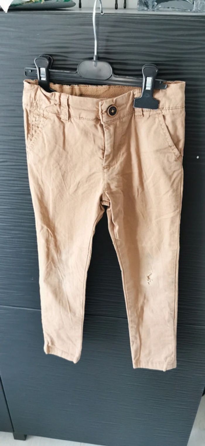 Pantalon chino marron