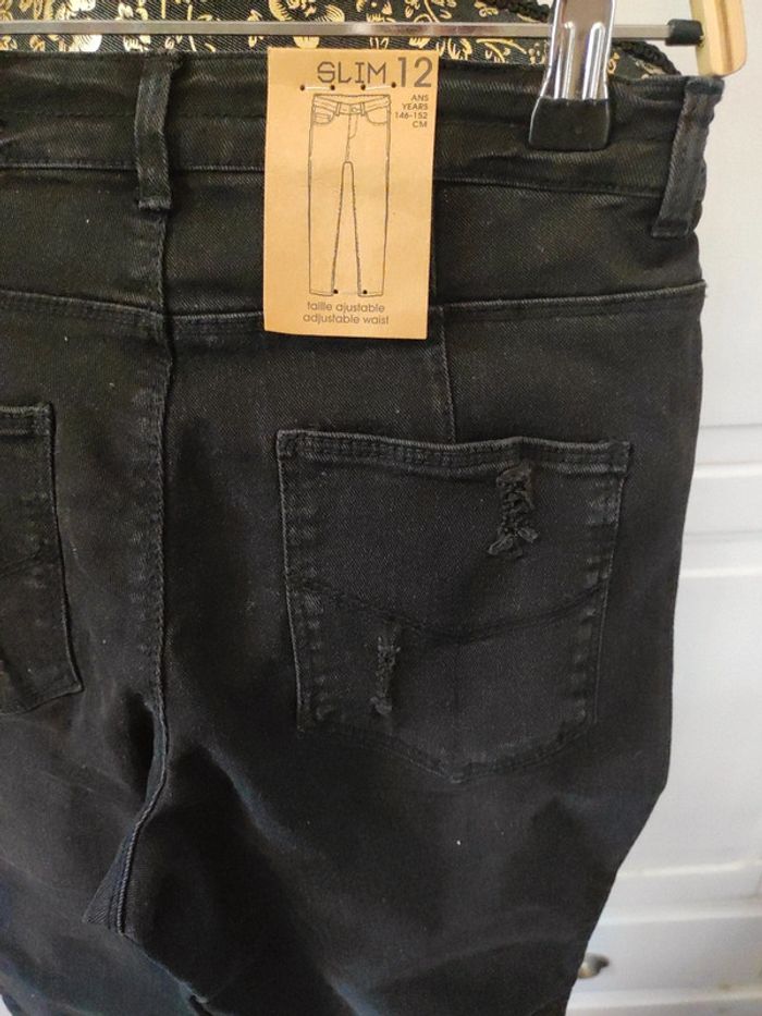 Jeans slim fille 12 ans neuf - photo numéro 6