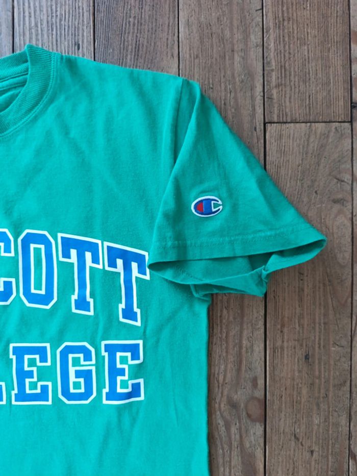 T-shirt vintage Champion USA 90s endicott collège S - photo numéro 3