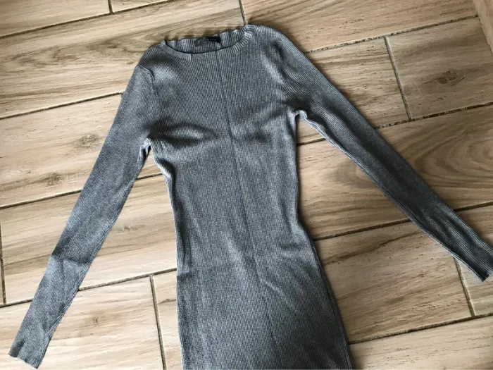 Robe longue  grise d&z fashion S - photo numéro 3