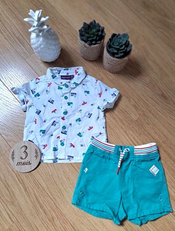 🌸 Magnifique ensemble Sergent Major garçon 3 mois 🌸