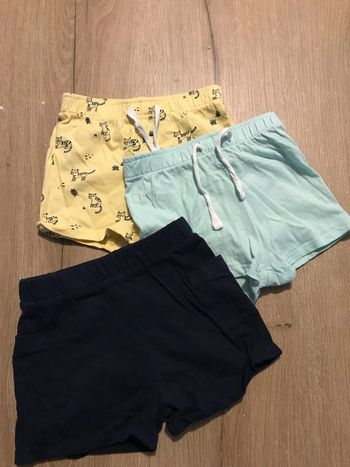 Lot 3 shorts 12 mois