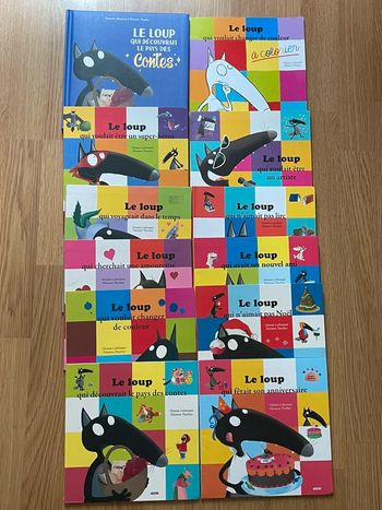 12 livres du loup Auzou qui