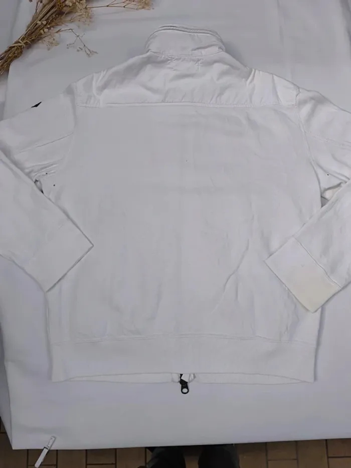 Veste pull épaisse Ralph Lauren homme taille L blanche épaisse excellent état - photo numéro 12