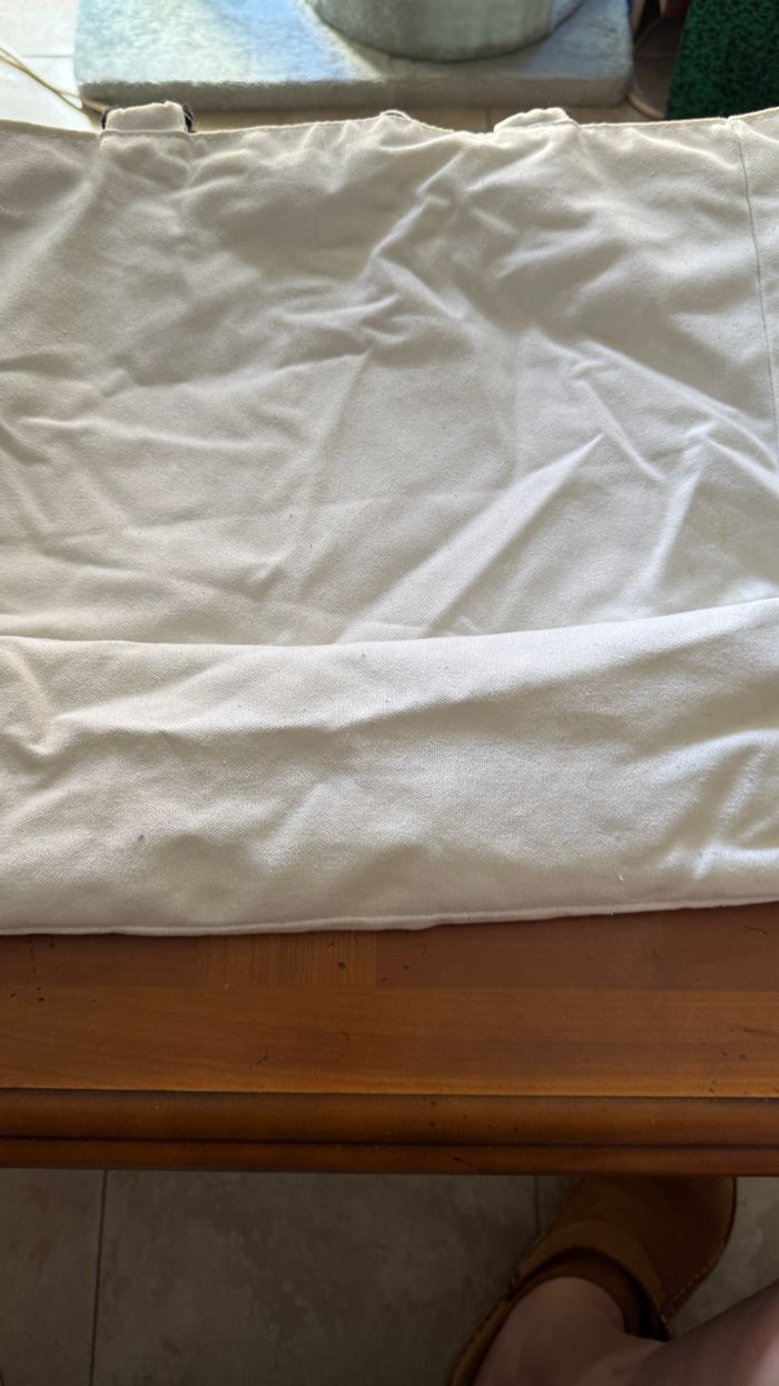 Sac cabas tissus blanc Camel - photo numéro 3