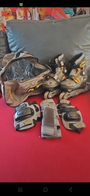 Ensemble roller + protection + sac garçon