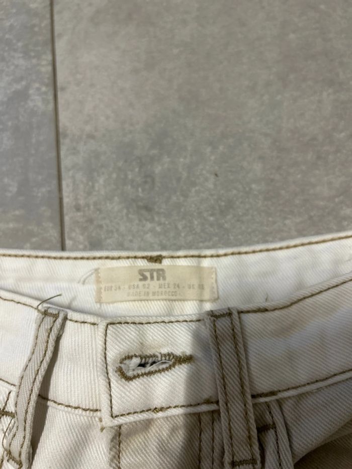 Jeans bicolore 34 stradivarius - photo numéro 4