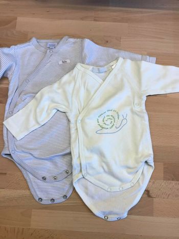 Bodies mixte manches longues, 3 mois