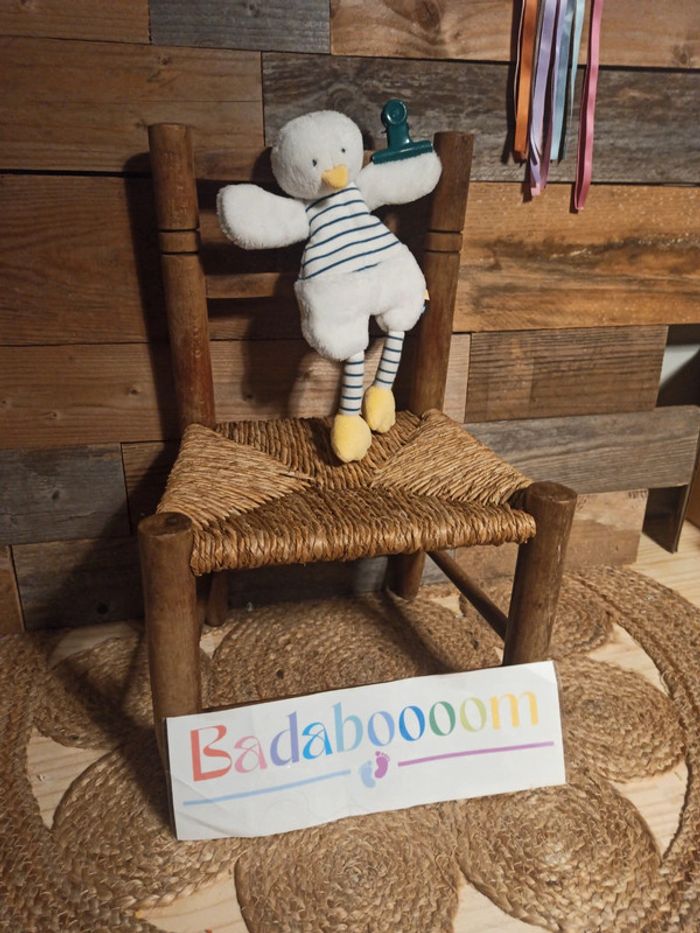 Doudou canard tape à l'oeil tbe