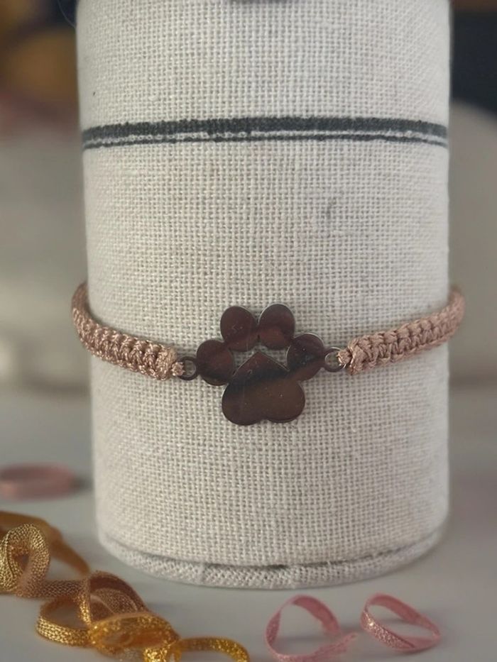 Bracelet patte beige - photo numéro 2