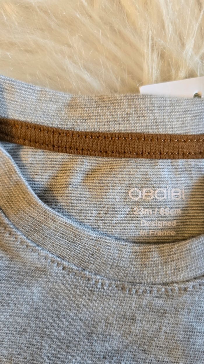 Neufs (non portés) 🏷🤩😍💙 Superbe ensemble teeshirt ml et pantalon 23mois garçon 💙😍🤩 - photo numéro 3