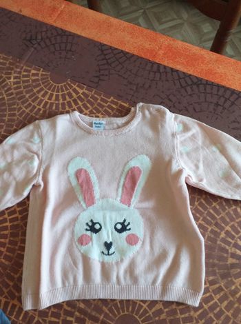 Pull fille 6-9 mois dopodopo baby