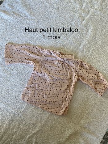 Haut petit kimbaloo 1 mois