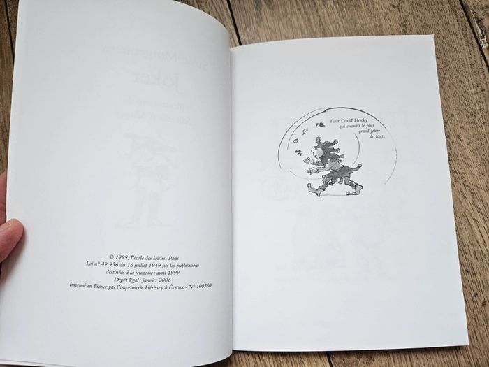 Livre Joker de l'Ecole des loisirs - photo numéro 3