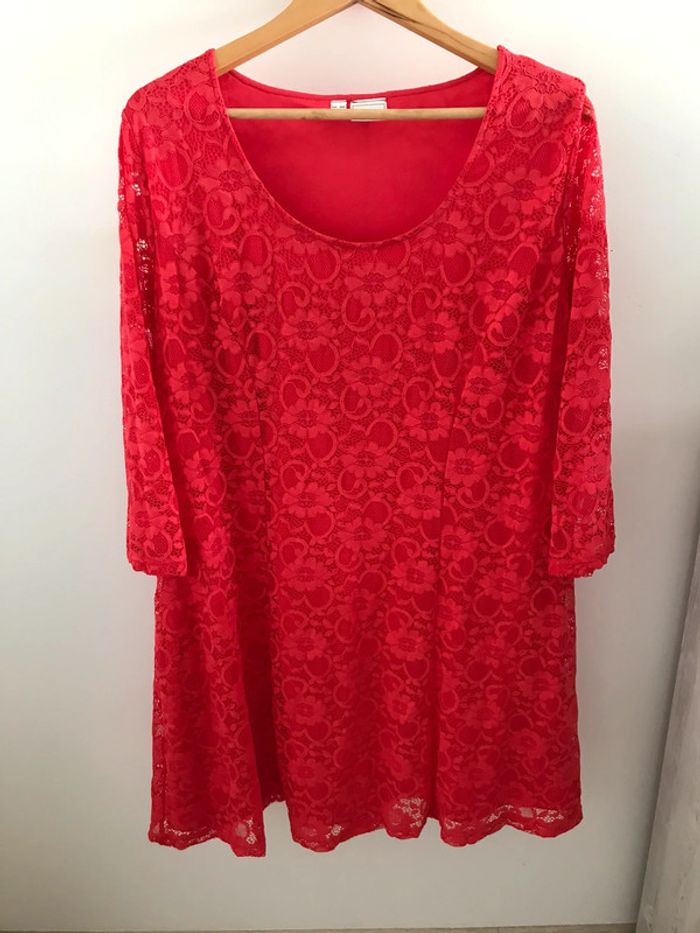 Robe orange taille 48/50 bcp