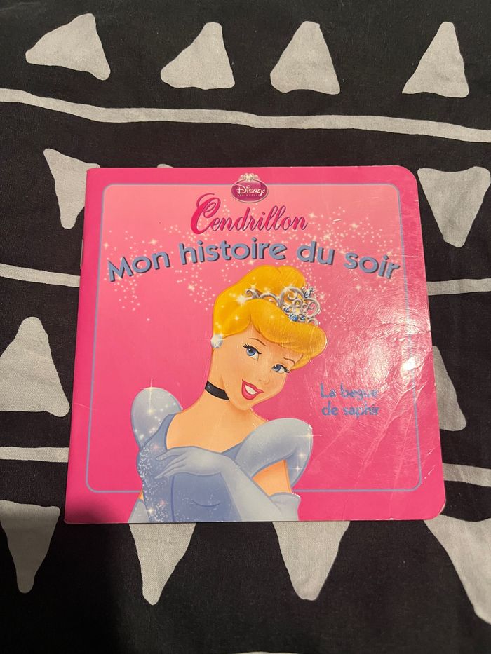 Livre enfant Disney mon histoire du soir cendrillon la bague de saphir