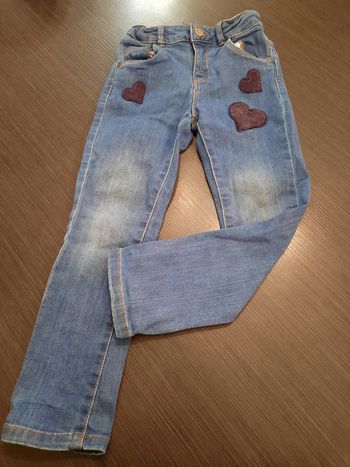 Jean motif cœurs - Vertbaudet - 5 ans