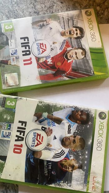 Lot 2 jeux fifa xbox 360