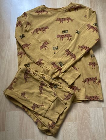 pyjama 2 pièces imprimé tigre
