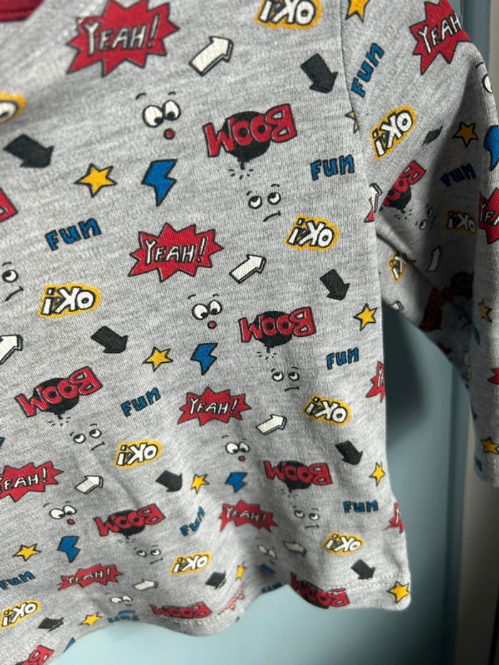 Tee shirt manches longues gris orchestra,12 mois - photo numéro 4