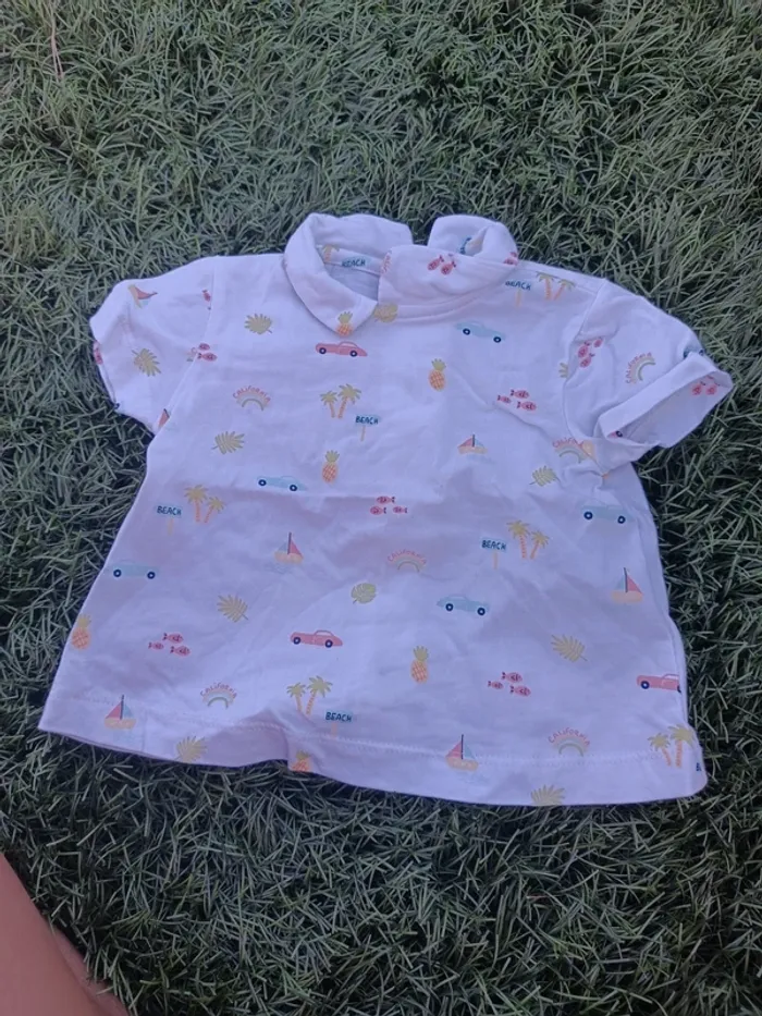tee-shirts manches courtes 3 mois