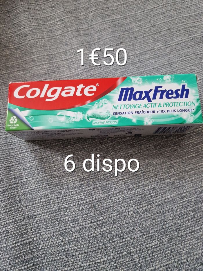 Dentifrice Colgate Max Fresh menthe frison