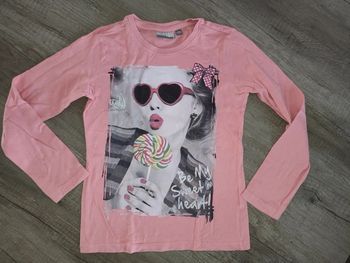 T shirt rose taille 134 ( 9 ans ) body zone