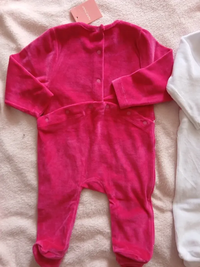 Lot de 2 pyjamas neufs Naf Naf 9-12 mois - photo numéro 4