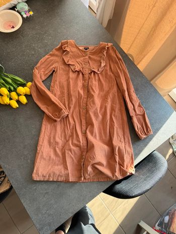 Robe en velours côtelée